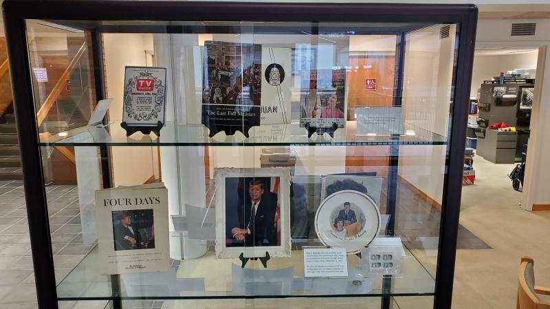 JFK exhibit on display at the Bellaire Public Library