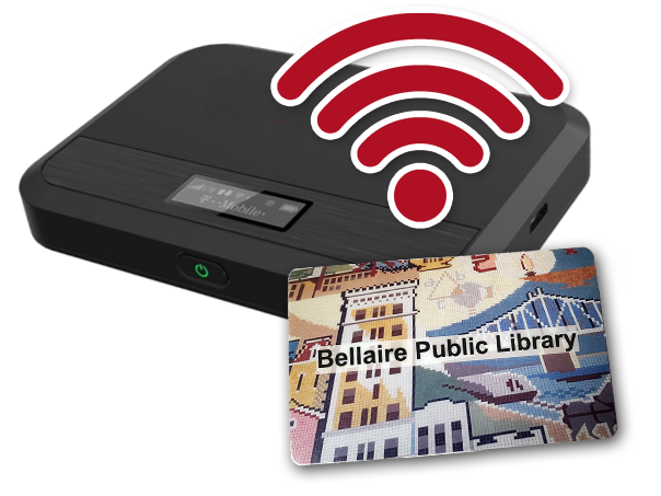 Hotspots available for Bellaire Public Library card holders